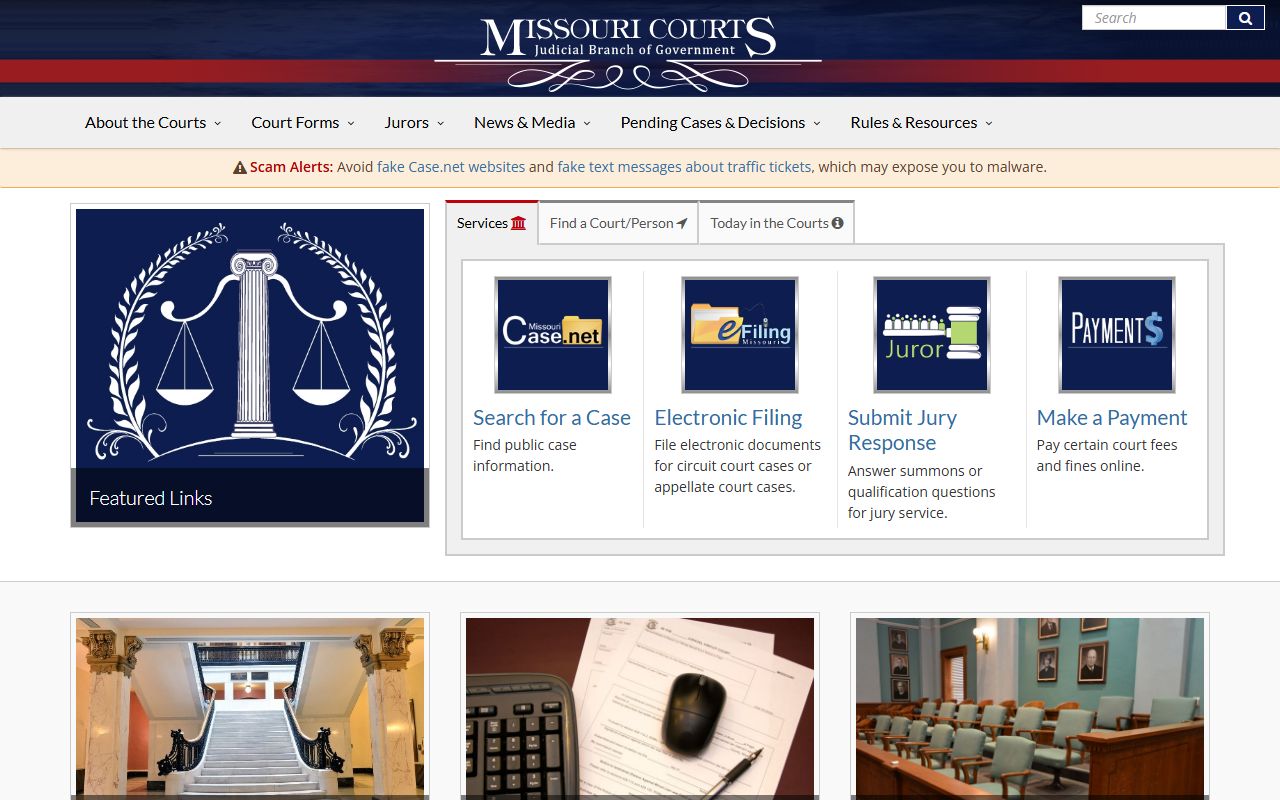 Montgomery County court records Missouri Judiciary homepage