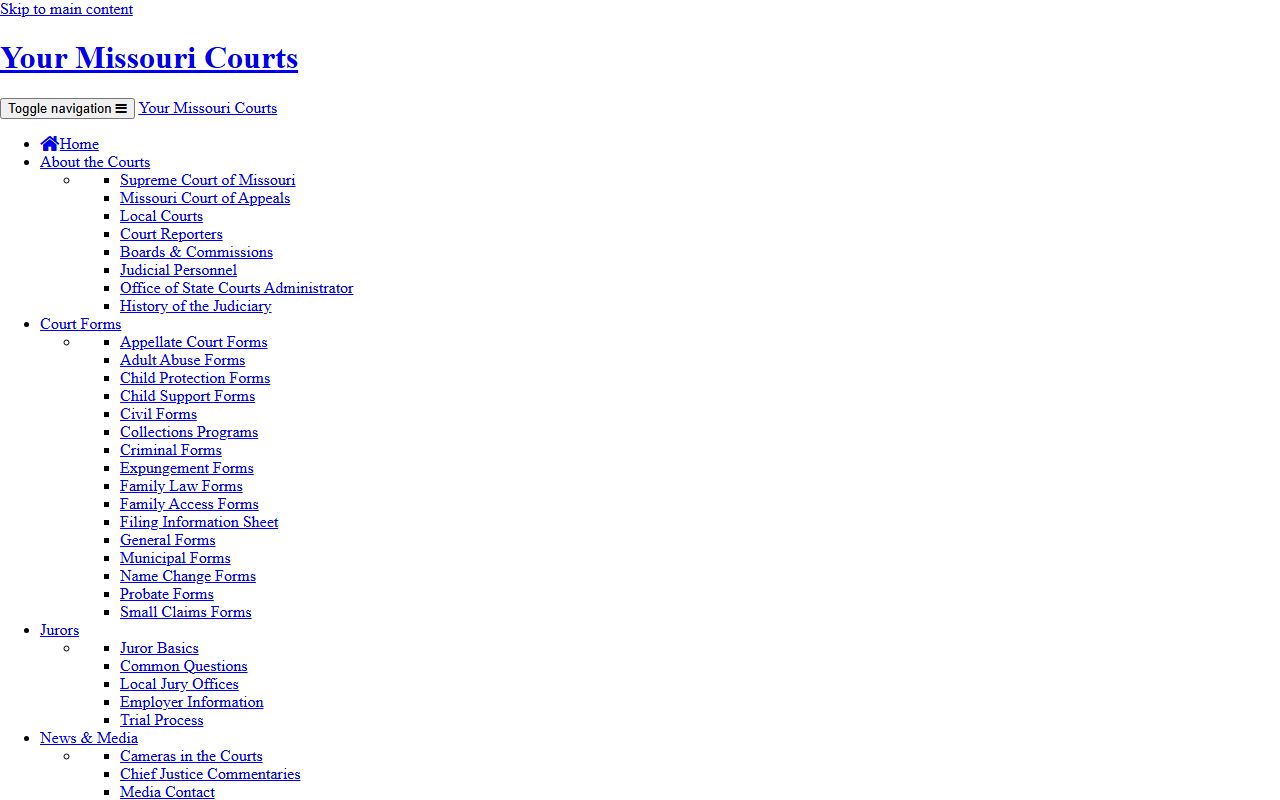Montgomery County court records Missouri Find a Court interface
