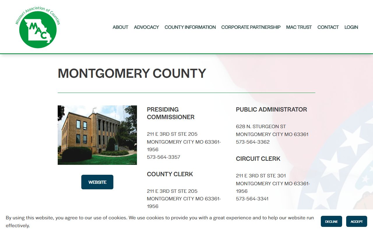 Montgomery County court records county office directory